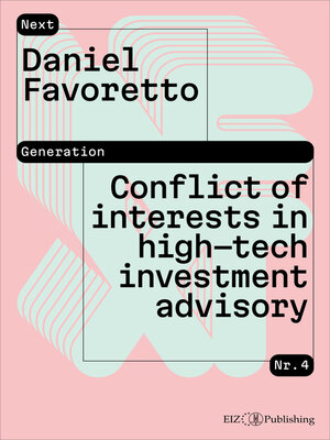 cover image of Conflict of interests in high-tech investment advisory